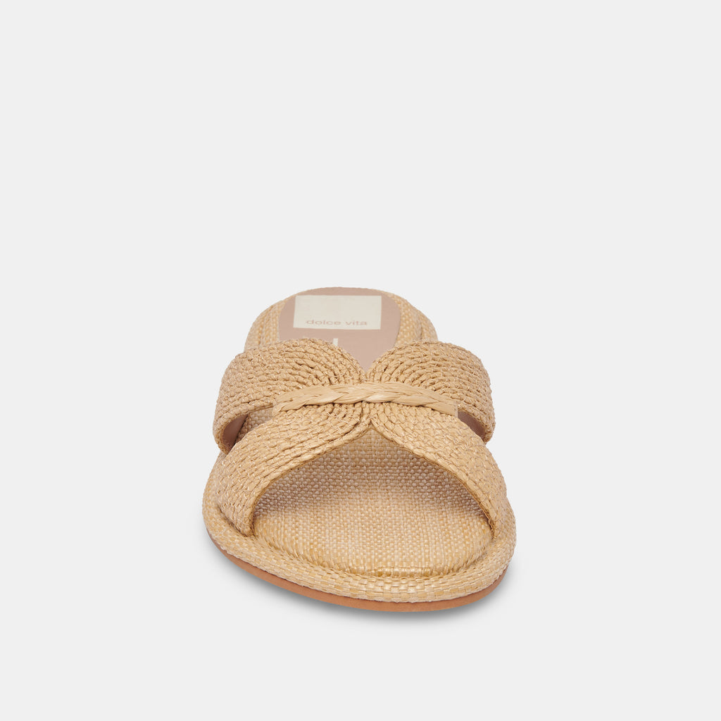 ATOMIC WIDE SANDALS LT NATURAL RAFFIA - image 8