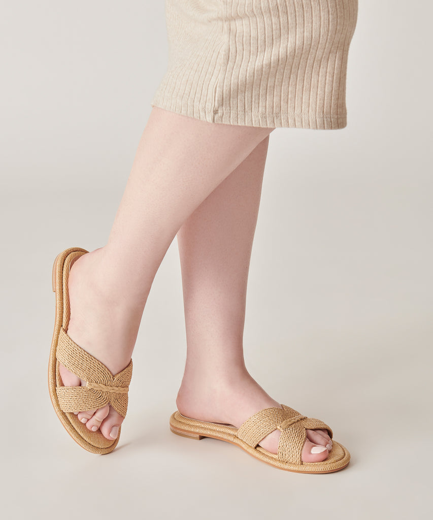 ATOMIC WIDE SANDALS LT NATURAL RAFFIA - image 2