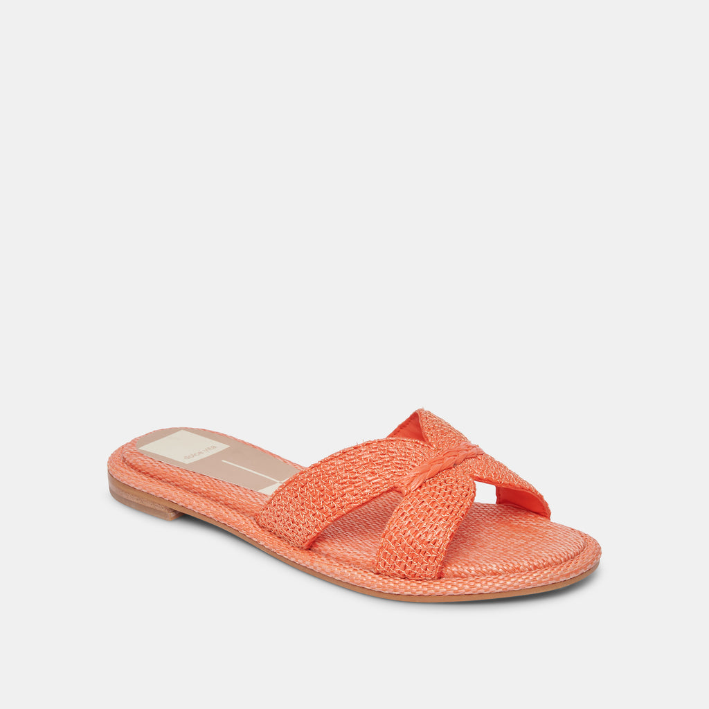 ATOMIC SANDALS ORANGE RAFFIA - image 3