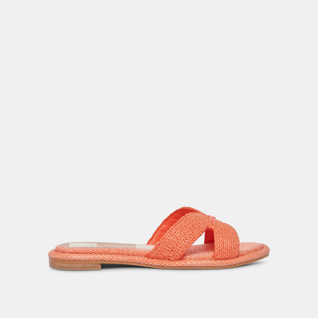 ATOMIC SANDALS ORANGE RAFFIA - image 1