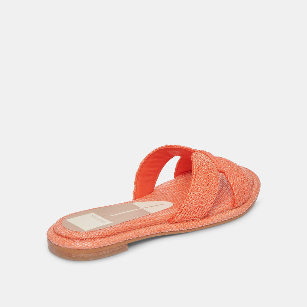 ATOMIC SANDALS ORANGE RAFFIA - image 4