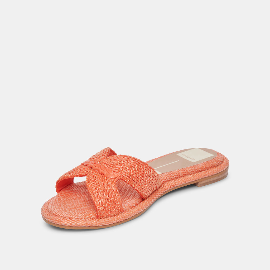 ATOMIC SANDALS ORANGE RAFFIA - image 5