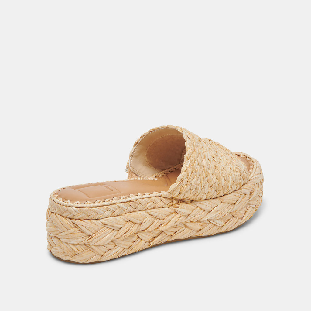 CHAVI SANDALS LT NATURAL RAFFIA - image 3