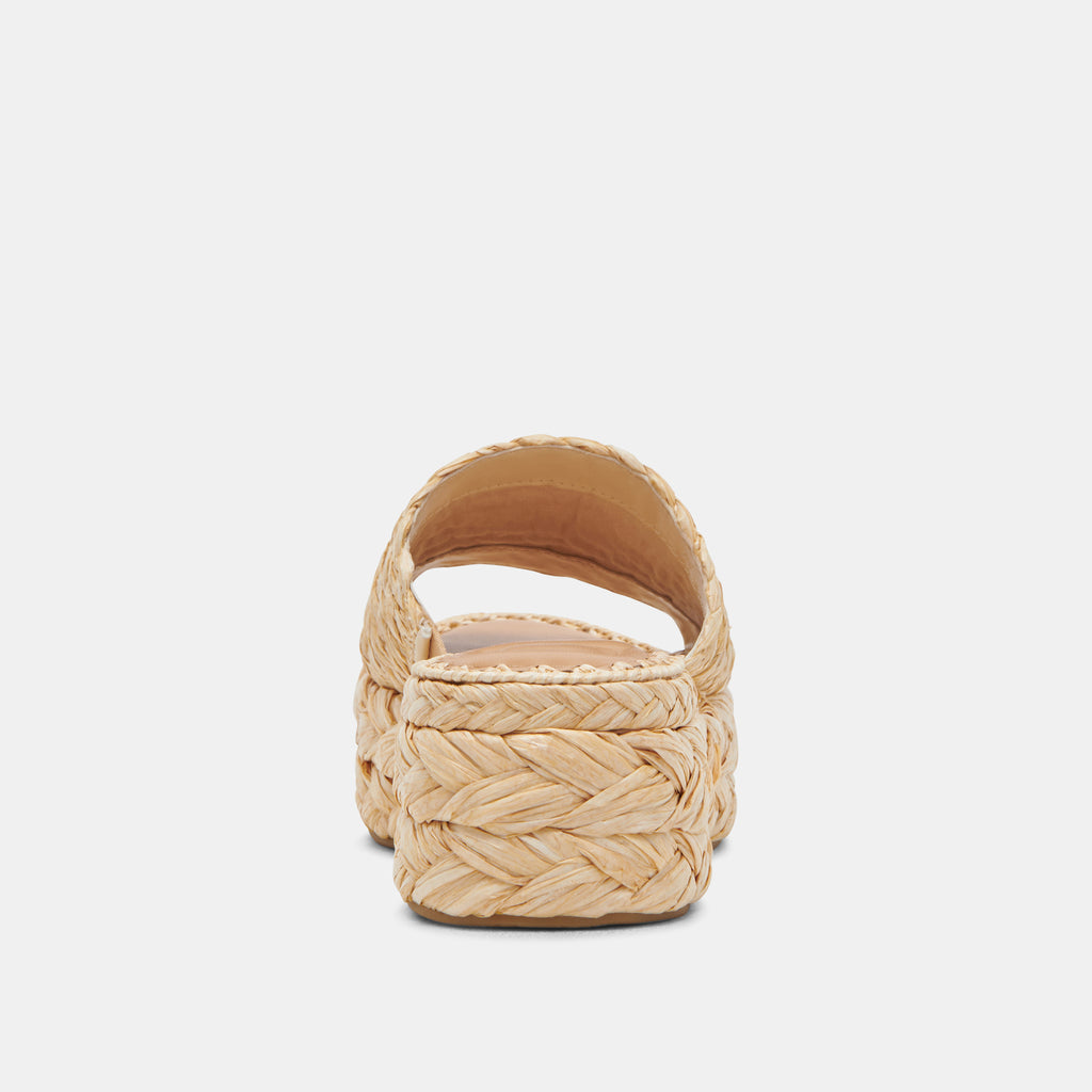 CHAVI SANDALS LT NATURAL RAFFIA - image 7