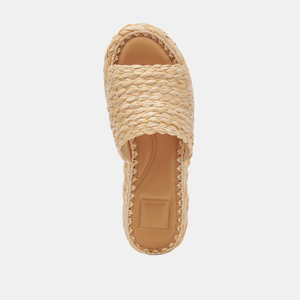 CHAVI SANDALS LT NATURAL RAFFIA - image 8