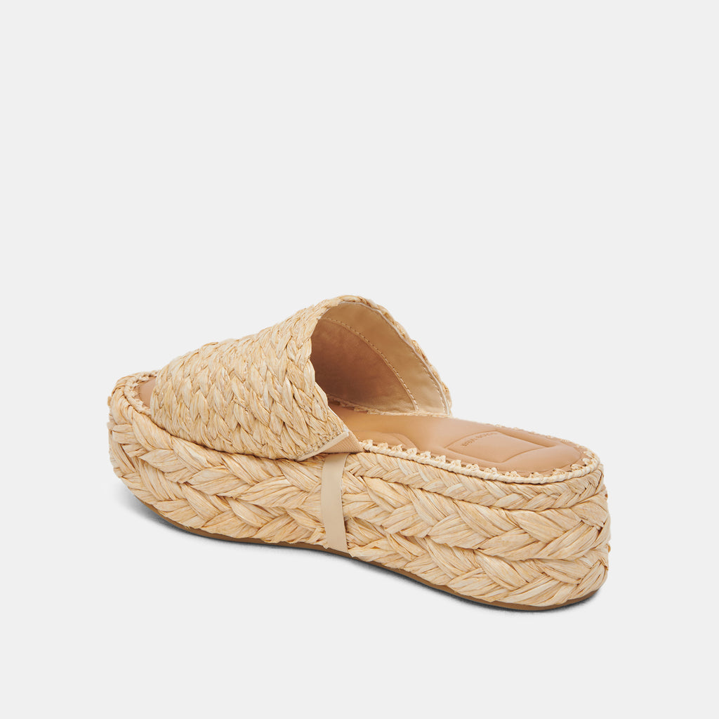 CHAVI SANDALS LT NATURAL RAFFIA - image 5