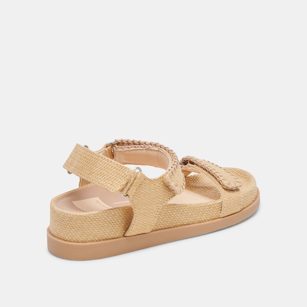 SENORA SANDALS LT NATURAL RAFFIA - image 3