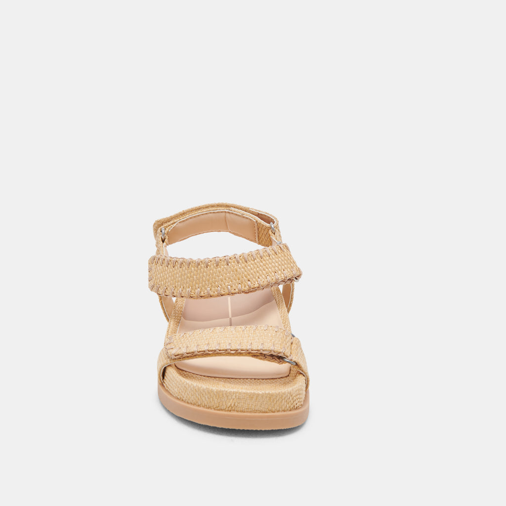 SENORA SANDALS LT NATURAL RAFFIA - image 6