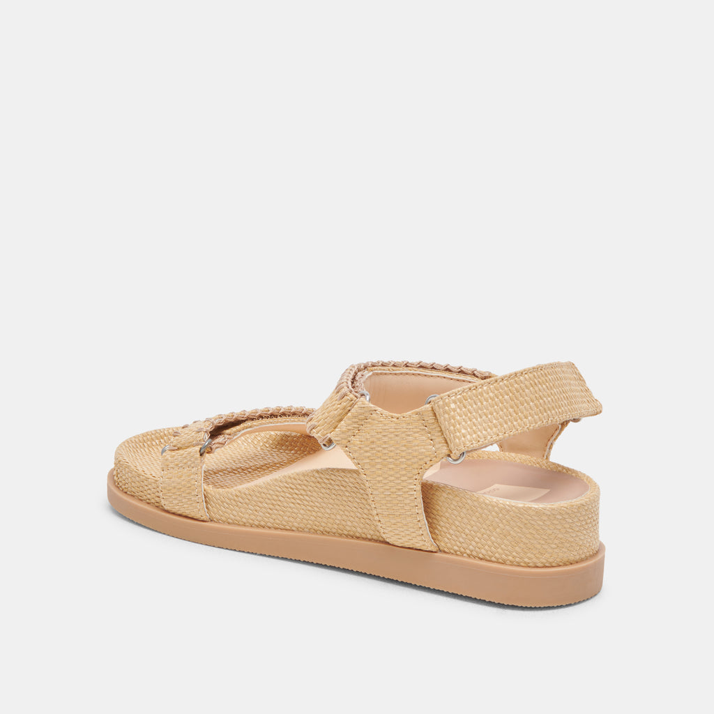 SENORA SANDALS LT NATURAL RAFFIA - image 5