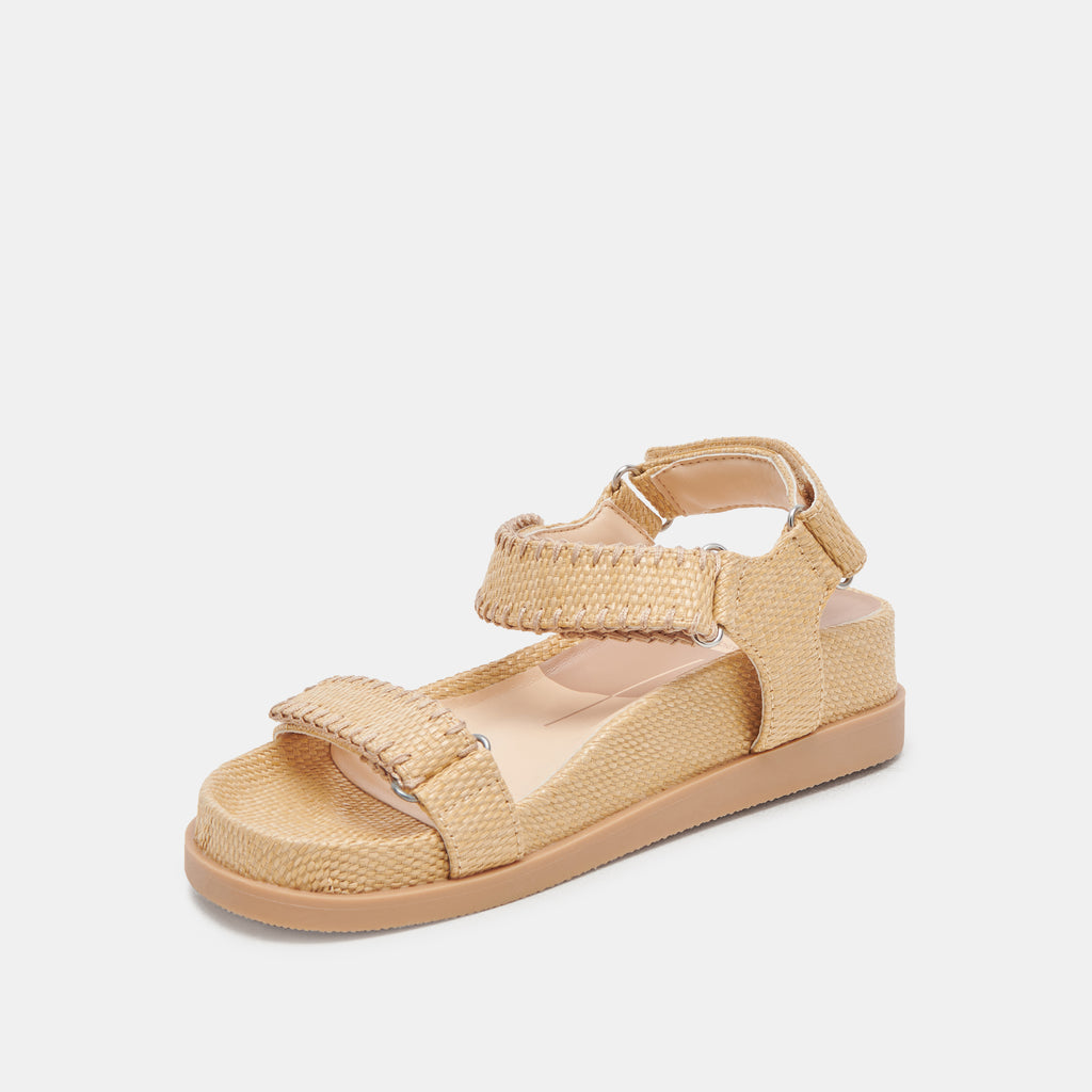 SENORA SANDALS LT NATURAL RAFFIA - image 4