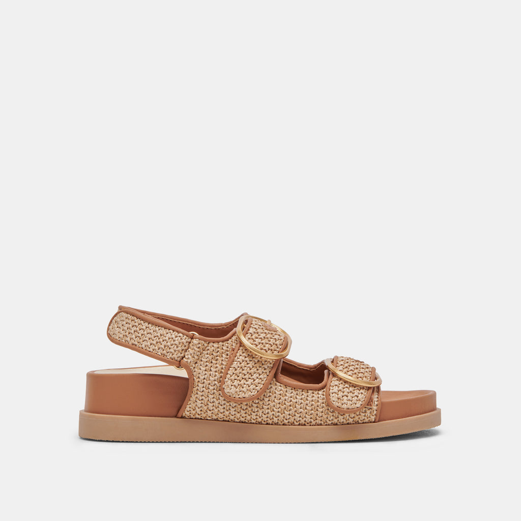 STARLA SANDALS TAN MULTI WOVEN - image 1