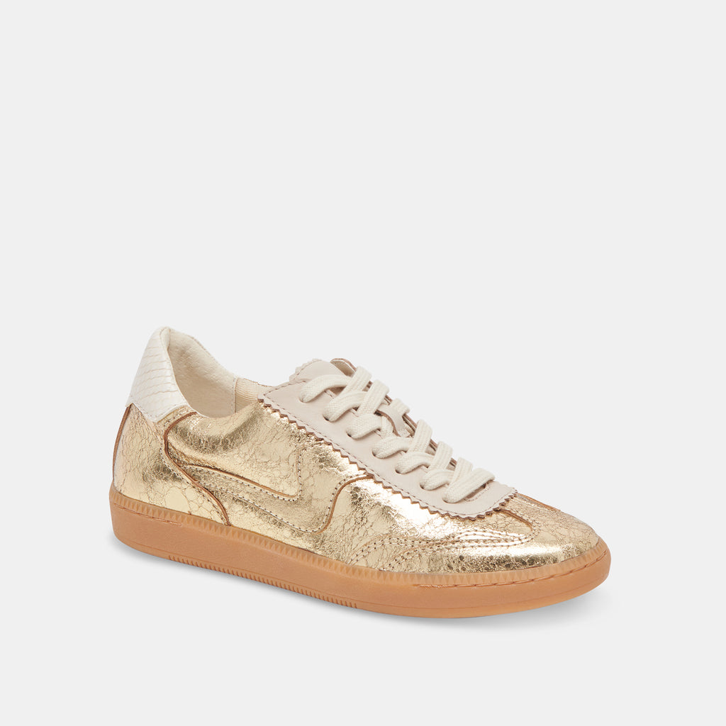 NOTICE SNEAKERS GOLD DISTRESSED LEATHER - image 2