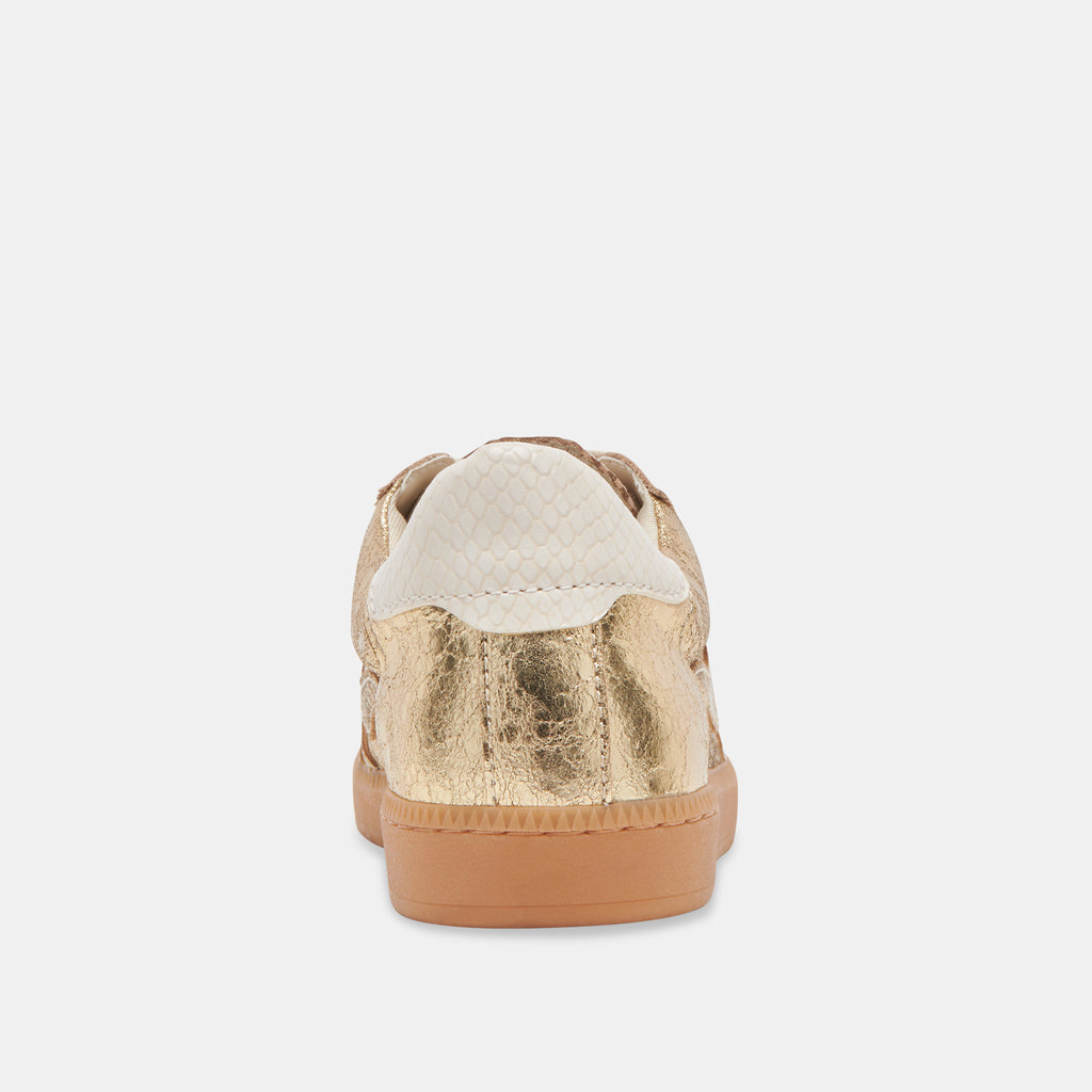 NOTICE SNEAKERS GOLD DISTRESSED LEATHER - image 7