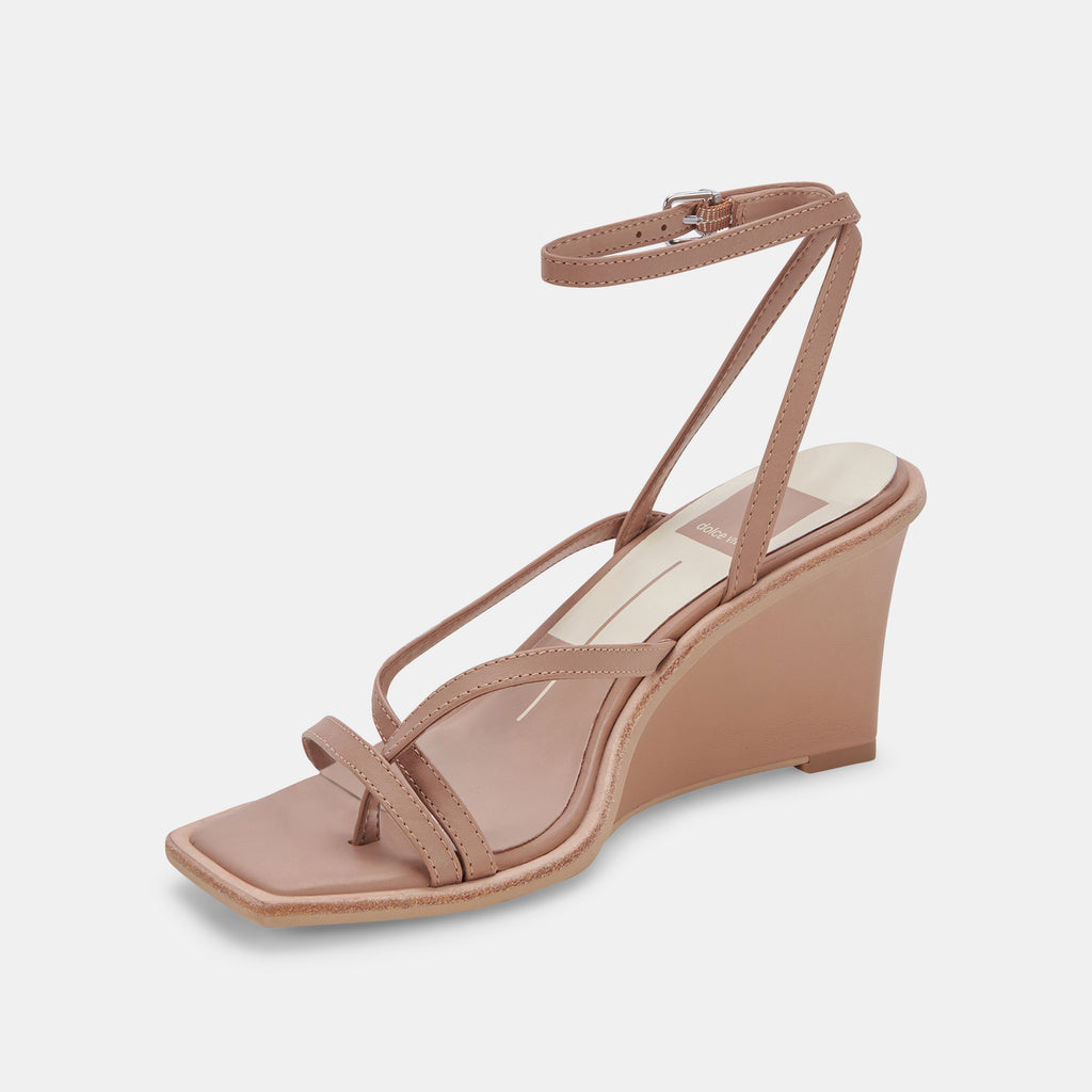 GEMINI WEDGES CAFE LEATHER - image 6