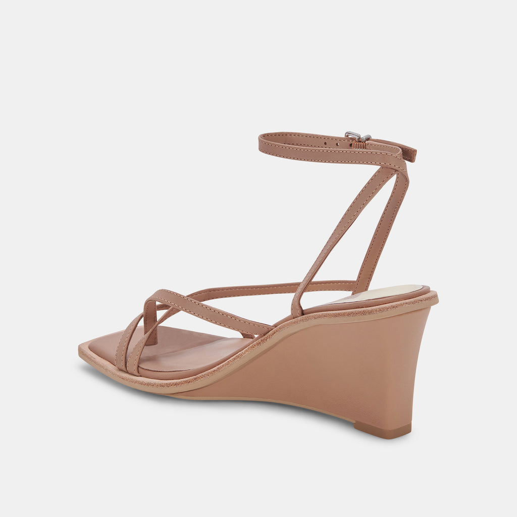 GEMINI WEDGES CAFE LEATHER - image 5