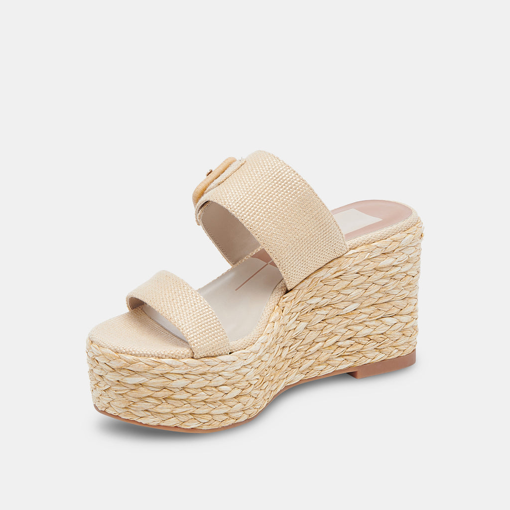 THORIN WEDGES NATURAL RAFFIA - image 7