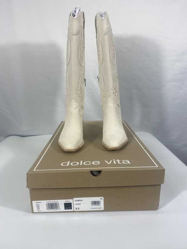 SAMSIN BOOTS IVORY NUBUCK - re:vita