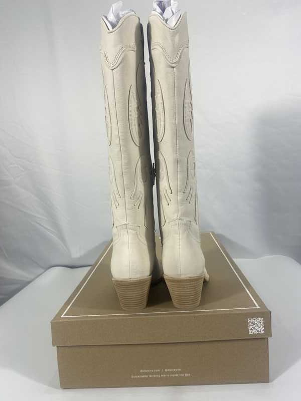 SAMSIN BOOTS IVORY NUBUCK - re:vita