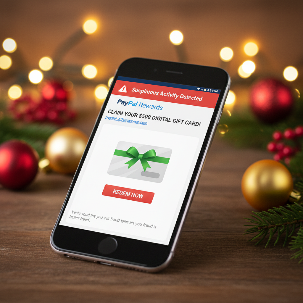 AI Scams Target PayPal Gift Cards Ahead of Holidays