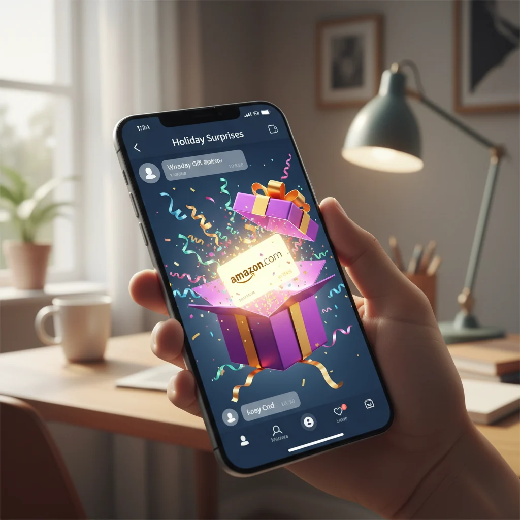 Amazon Launches 3D Gift Cards for WhatsApp and iMessage