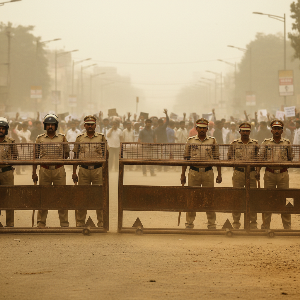Delhi Protests: March to Supreme Court Demands Election Chief Resign — image 1