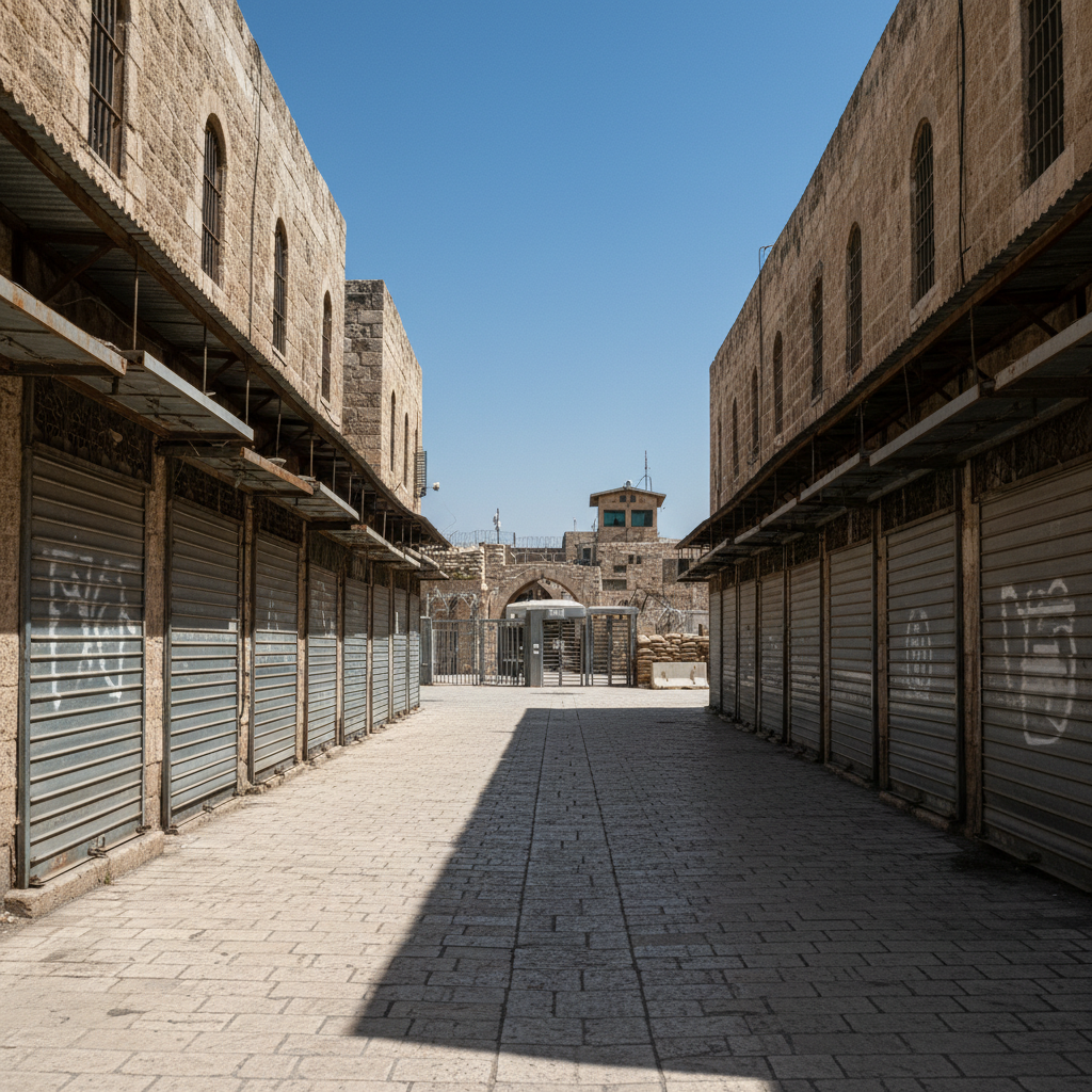 Israel Gates Lock Down Hebron's Old City — image 1