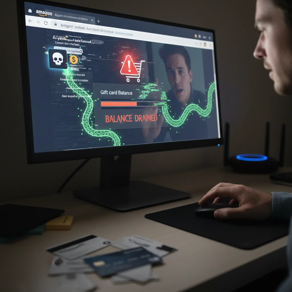 New Browser Malware Drains Saved Amazon Gift Card Balances