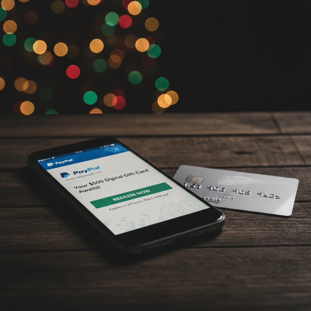 New PayPal Gift Card Phishing Scam Targets Holiday Shoppers